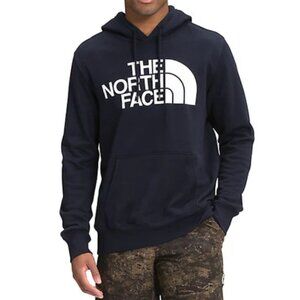 The North Face Men's Hoodie Half Dome Logo Pullover Sweatshirt Black Size XL